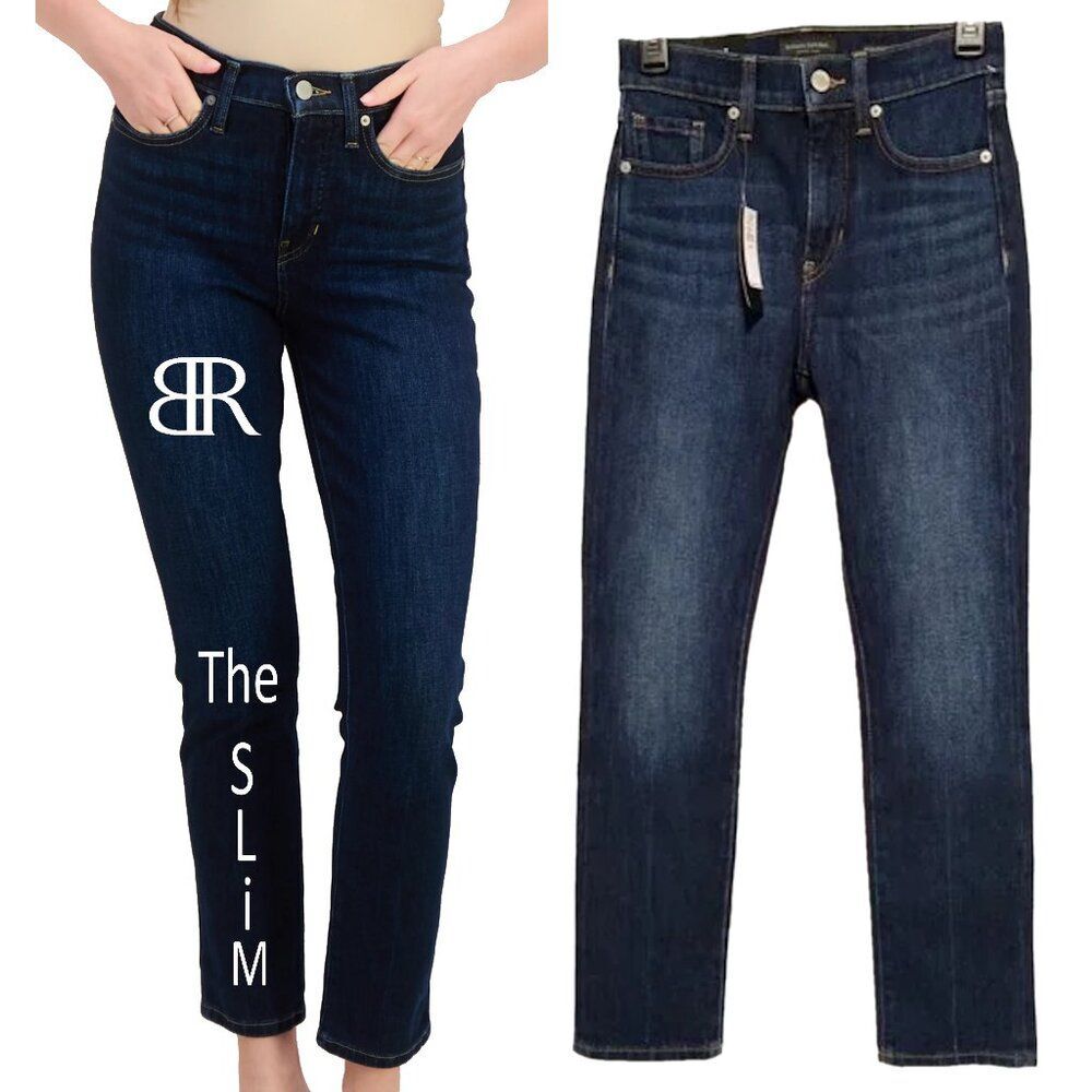 Banana Republic The Slim Jeans NWT size 25 High Rise Skinny Straight Crop